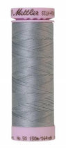 Silk-Finish Ash Blue 50wt 150M Solid Cotton Thread