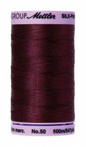 Silk-Finish Beet Red50wt 500M Solid Cotton Thread