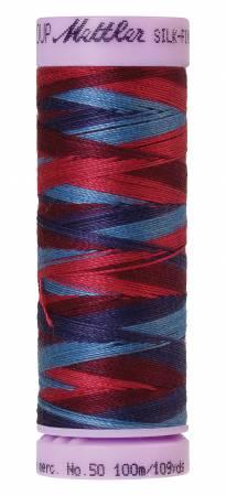 Silk-Finish Berry Rich 50wt 100M Variegated Cotton Thread