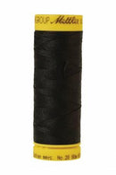 Silk-Finish Black 28wt 87YD Solid Cotton Thread