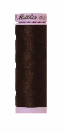 Silk-Finish Black Peppercorn 50wt 150M Solid Cotton Thread