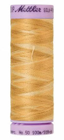 Silk-Finish Bleached Straw 50wt 100M Variegated Cotton Thread
