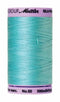 Silk-Finish Blue Curacao50wt 500M Solid Cotton Thread