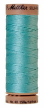 Silk-Finish Blue Curacao 40wt 150M Solid Cotton Thread