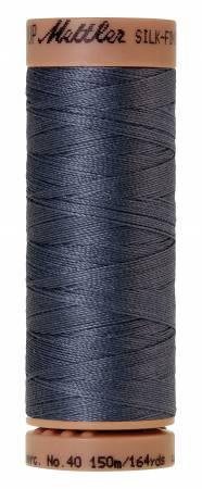 Silk-Finish Blue Shadow 40wt 150M Solid Cotton Thread