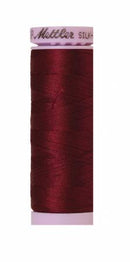 Silk-Finish Bordeaux 50wt 150M Solid Cotton Thread