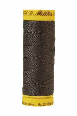 Silk-Finish Charcoal 28wt 87YD Solid Cotton Thread