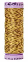 Silk-Finish Choco Banana 50wt 100M Variegated Cotton Thread