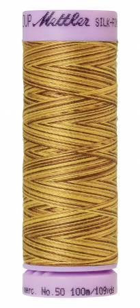 Silk-Finish Choco Banana 50wt 100M Variegated Cotton Thread