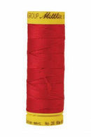 Silk-Finish Country Red 28wt 87YD Solid Cotton Thread