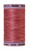Silk-Finish Cranberry Crush 50wt 500M Variegated Cotton Thread