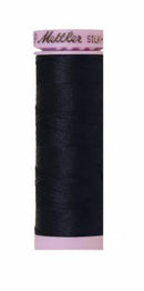 Silk-Finish Dark Blue 50wt 150M Solid Cotton Thread