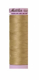 Silk-Finish Dark Rattan 50wt 150M Solid Cotton Thread