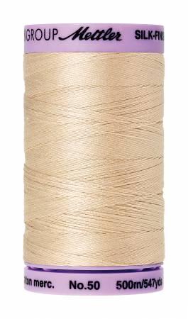 Silk-Finish Eggshell50wt 500M Solid Cotton Thread
