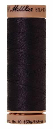 Silk-Finish Evening Blue 40wt 150M Solid Cotton Thread