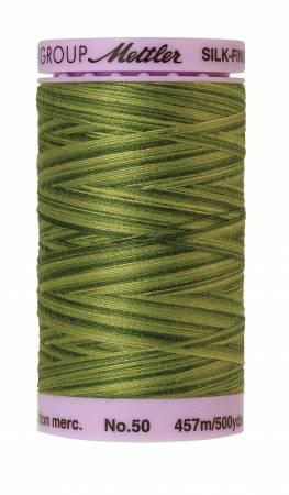 Silk-Finish Ferns 50wt 500M Variegated Cotton Thread