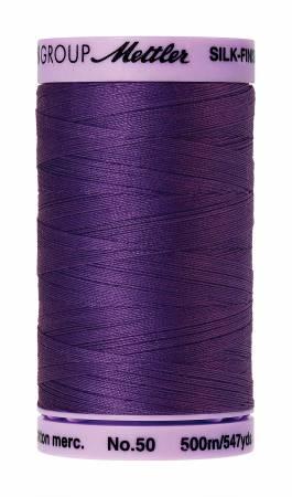 Silk-Finish Iris Blue50wt 500M Solid Cotton Thread