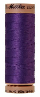 Silk-Finish Iris Blue 40wt 150M Solid Cotton Thread