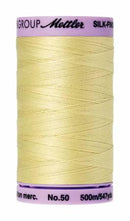 Silk-Finish Lemon Frost50wt 500M Solid Cotton Thread