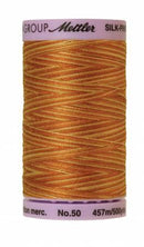 Silk-Finish Lions Mane 50wt 500M Variegated Cotton Thread