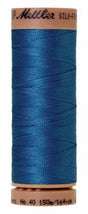 Silk-Finish Mediterranian Blue 40wt 150M Solid Cotton Thread
