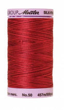 Silk-Finish Midnight Garnet 50wt 500M Variegated Cotton Thread
