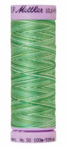 Silk-Finish Minty 50wt 100M Variegated Cotton Thread