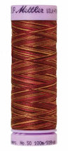 Silk-Finish Mocha Cherry 50wt 100M Variegated Cotton Thread