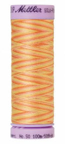 Silk-Finish Morning Glow 50wt 100M Variegated Cotton Thread