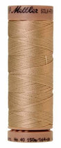 Silk-Finish Oat Flakes 40wt 150M Solid Cotton Thread