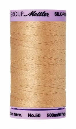 Silk-Finish Oat Straw50wt 500M Solid Cotton Thread