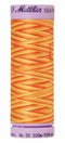 Silk-Finish Orange Ana 50wt 100M Variegated Cotton Thread