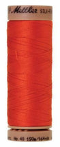 Silk-Finish Paprika 40wt 150M Solid Cotton Thread