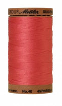 Silk-Finish Persimmon 40wt 500M Solid Cotton Thread