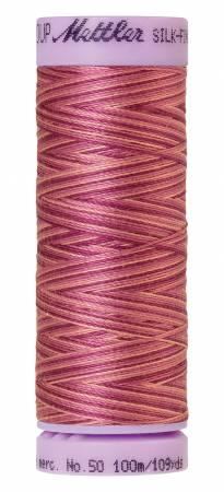 Silk-Finish Pink Flox 50wt 100M Variegated Cotton Thread