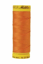 Silk-Finish Pumpkin 28wt 87YD Solid Cotton Thread