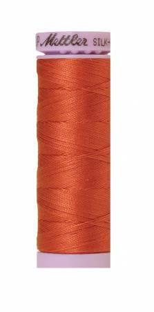 Silk-Finish Reddish Ocher 50wt 150M Solid Cotton Thread