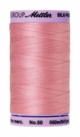 Silk-Finish Rose Quartz50wt 500M Solid Cotton Thread