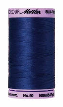 Silk-Finish Royal Blue50wt 500M Solid Cotton Thread