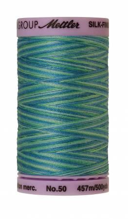 Silk-Finish Seaspray 50wt 500M Variegated Cotton Thread