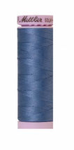 Silk-Finish Smoky Blue 50wt 150M Solid Cotton Thread