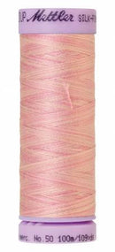 Silk-Finish So Soft Pink 50wt 100M Variegated Cotton Thread