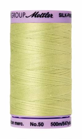 Silk-Finish Spring Green50wt 500M Solid Cotton Thread