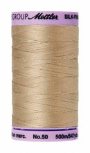 Silk-Finish Straw50wt 500M Solid Cotton Thread