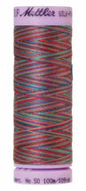 Silk-Finish Techno Bright 50wt 100M Variegated Cotton Thread