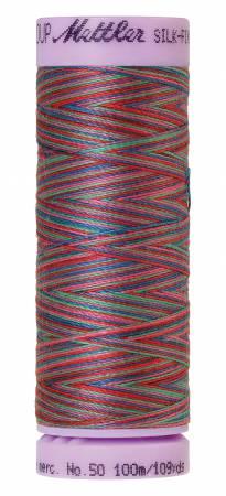 Silk-Finish Techno Bright 50wt 100M Variegated Cotton Thread