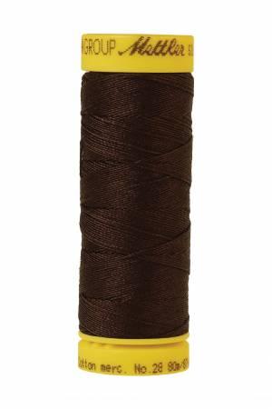 Silk-Finish Very Dark Brown 28wt 87YD Solid Cotton Thread
