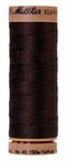 Silk-Finish Very Dark Brown 40wt 150M Solid Cotton Thread