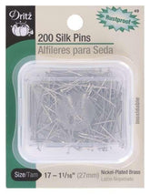 Silk Pin Size 17 - 1 1/16in 200ct 49PD