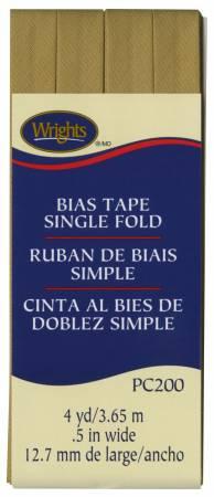 Single Fold Bias Tape Tan- Wrights 117200073